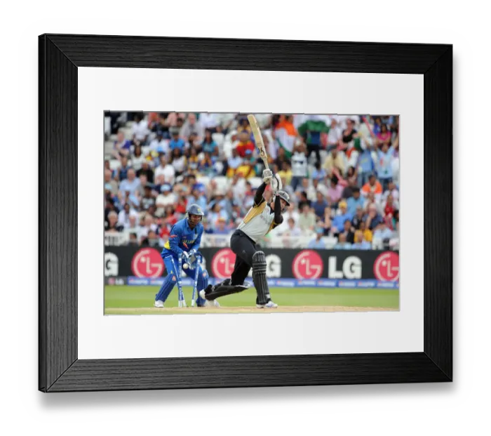 Framed Print : Wicket Keeper Kumar Sangakkara Watches Martin Guptill Been B Framed Print : Wicket Keeper Kumar Sangakkara Watches Martin Guptill Been B