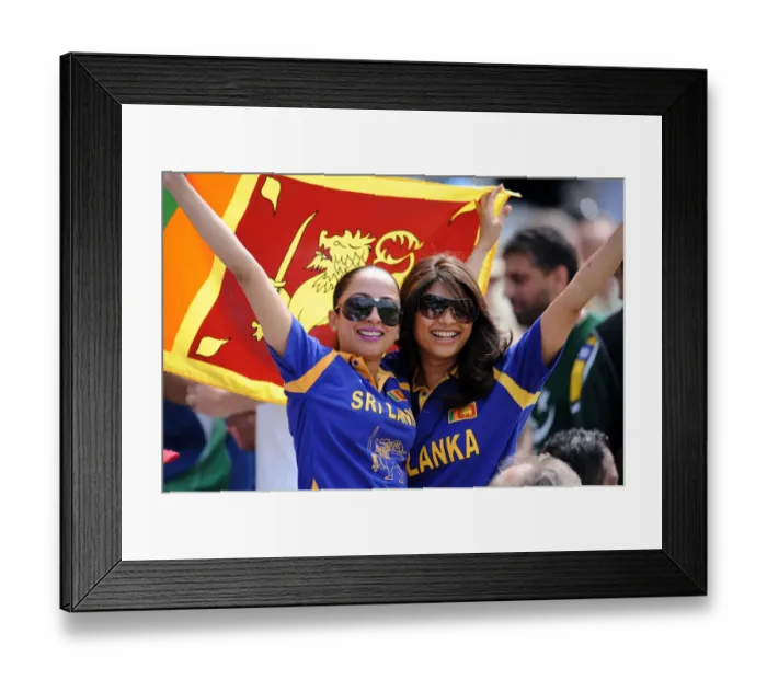 Framed Print : Sri Lanka Fans Framed Print : Sri Lanka Fans