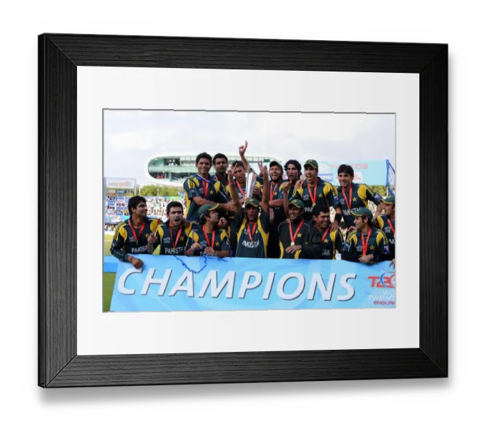 Framed Print : Pakistan Celebrate With World Cup