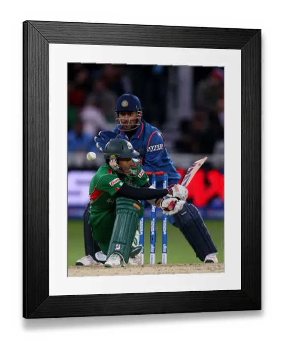 Framed Print : Mushfiqur Rahim & Mahendra Singh Dhoni Framed Print : Mushfiqur Rahim & Mahendra Singh Dhoni