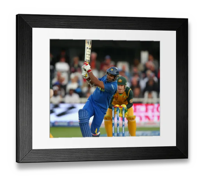 Framed Print : Kumar Sangakkara & Brad Haddin Framed Print : Kumar Sangakkara & Brad Haddin