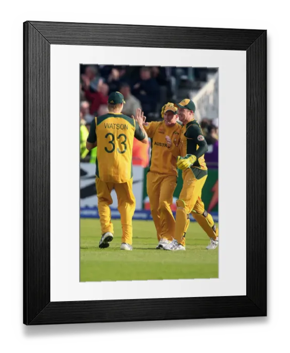 Framed Print : Shane Watson, David Warner & Brad Haddin Framed Print : Shane Watson, David Warner & Brad Haddin