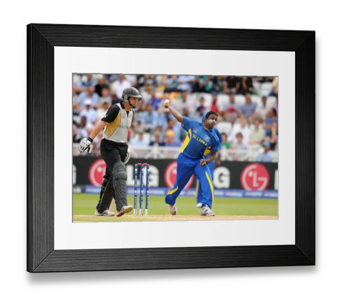 Framed Print : Martin Guptil & Ajantha Mendis Framed Print : Martin Guptil & Ajantha Mendis