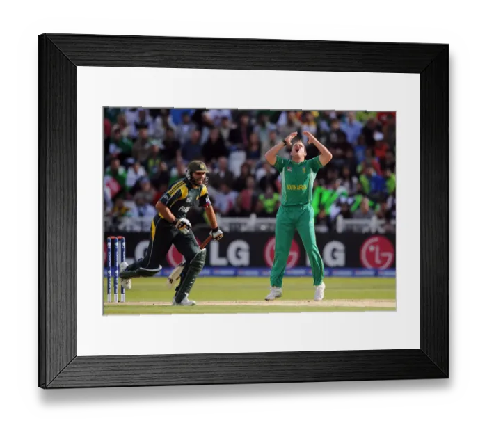 Framed Print : Shahid Afaridi & Roelof Van Der Merwe Framed Print : Shahid Afaridi & Roelof Van Der Merwe