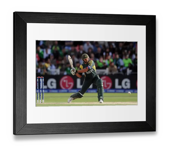 Framed Print : Mark Boucher & Shahid Afaridi Framed Print : Mark Boucher & Shahid Afaridi