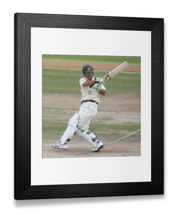 Framed Print : Ricky Ponting Framed Print : Ricky Ponting