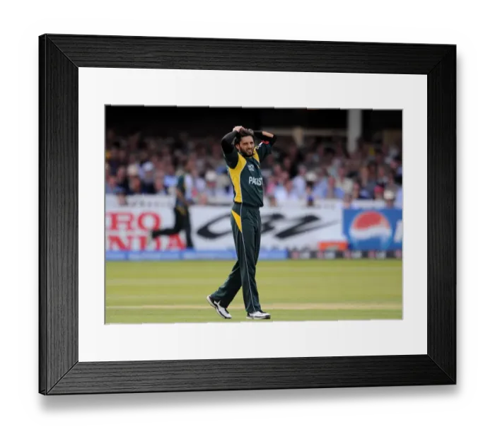 Framed Print : Shahid Afridi Framed Print : Shahid Afridi