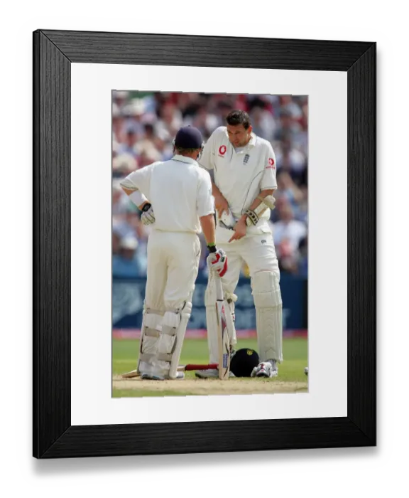 Framed Print : Steve Harmison & Ian Bell Framed Print : Steve Harmison & Ian Bell