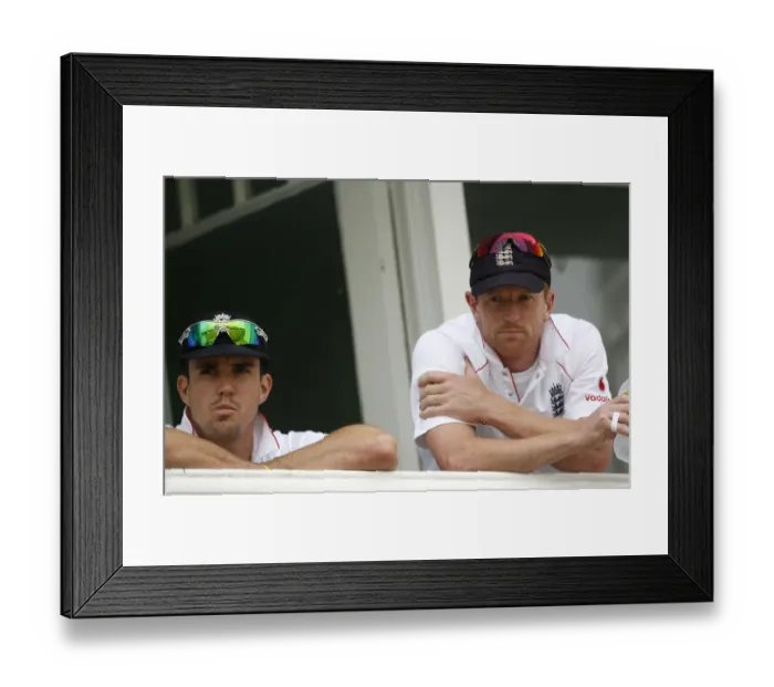 Framed Print : Kevin Pietersen & Paul Collingwood