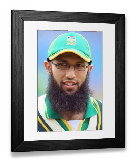 Framed Print : Hashim Amla Framed Print : Hashim Amla