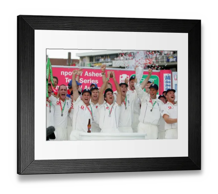 Framed Print : England Win The Ashes Framed Print : England Win The Ashes