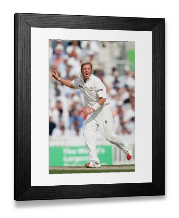 Framed Print : Shane Warne Framed Print : Shane Warne