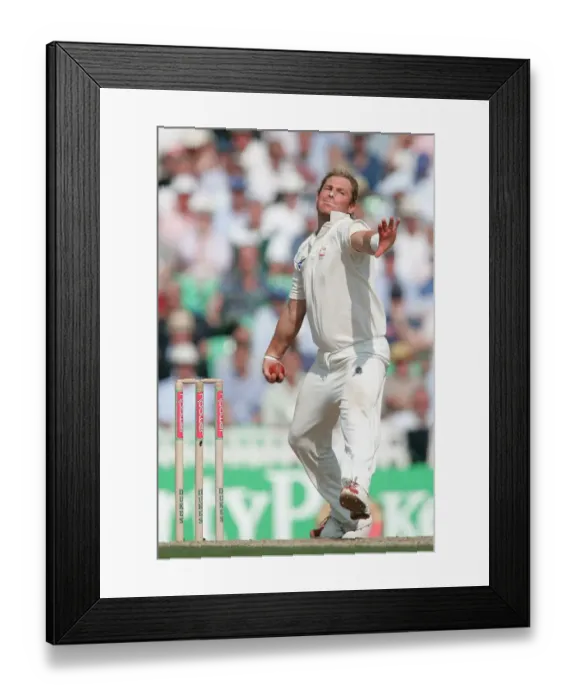 Framed Print : Shane Warne Framed Print : Shane Warne