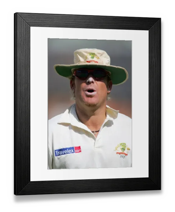 Framed Print : Shane Warne Framed Print : Shane Warne