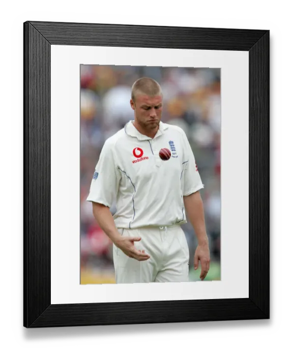 Framed Print : Andrew Flintoff Framed Print : Andrew Flintoff