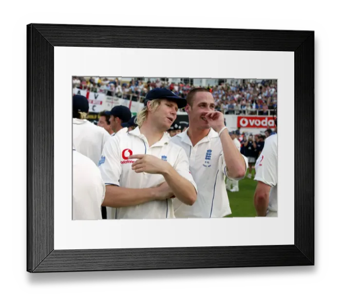 Framed Print : Matthew Hoggard & Simon Jones Framed Print : Matthew Hoggard & Simon Jones