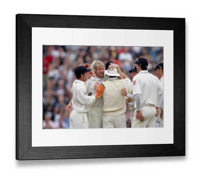 Framed Print : Matthew Hoggard & Team Framed Print : Matthew Hoggard & Team