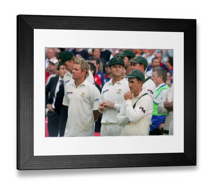Framed Print : Australian Team At The Ashes Presentation Framed Print : Australian Team At The Ashes Presentation