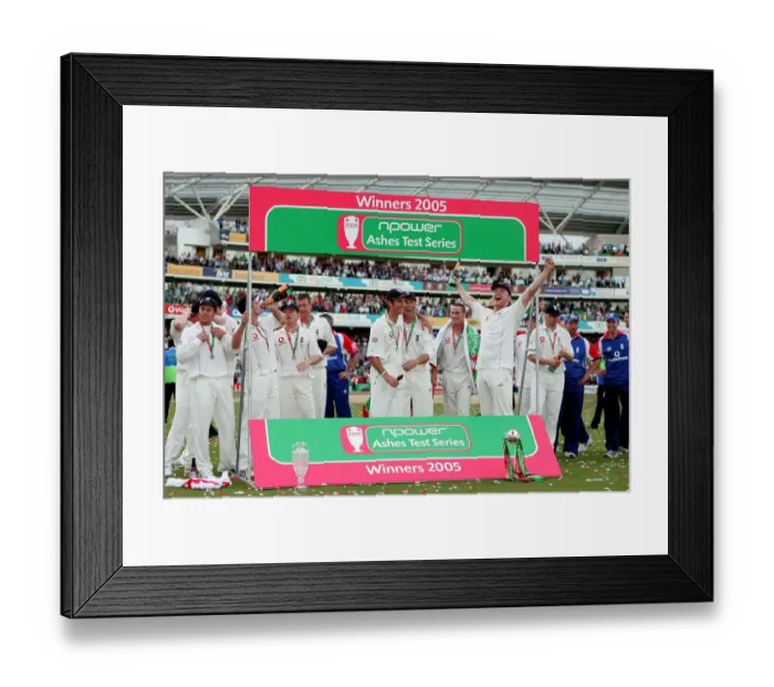 Framed Print : England Win The Ashes Framed Print : England Win The Ashes