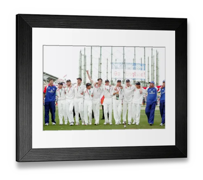 Framed Print : England Win The Ashes Framed Print : England Win The Ashes