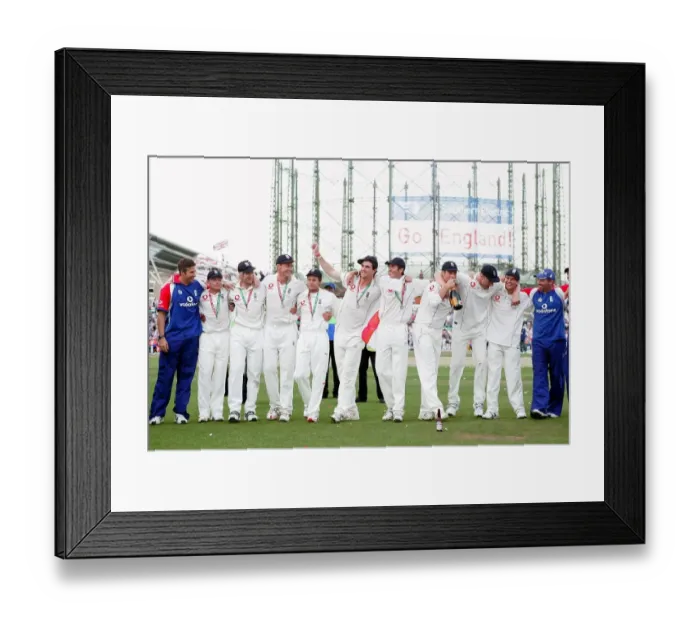 Framed Print : England Win The Ashes Framed Print : England Win The Ashes