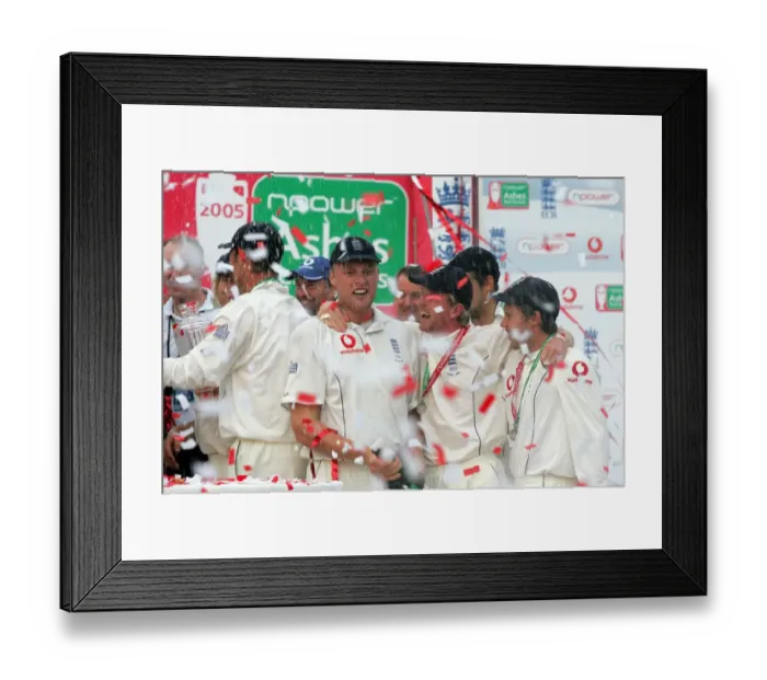 Framed Print : England Win The Ashes Framed Print : England Win The Ashes