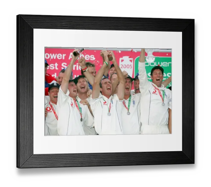 Framed Print : England Win The Ashes Framed Print : England Win The Ashes