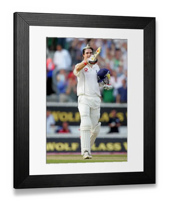 Framed Print : Kevin Pietersen Makes Century