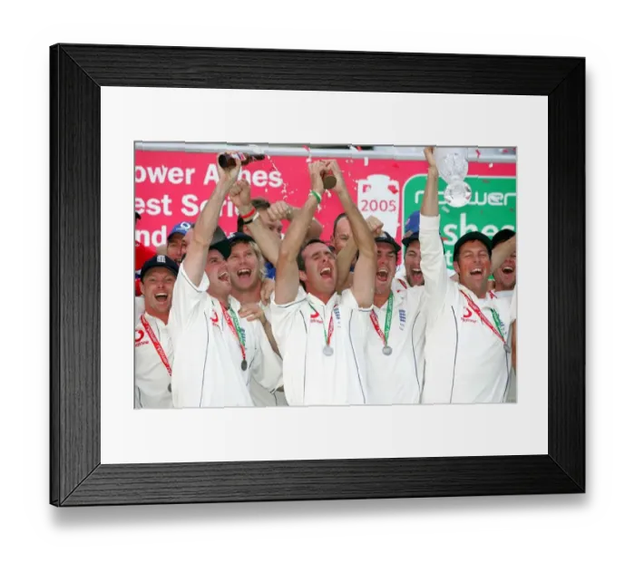 Framed Print : England Win The Ashes