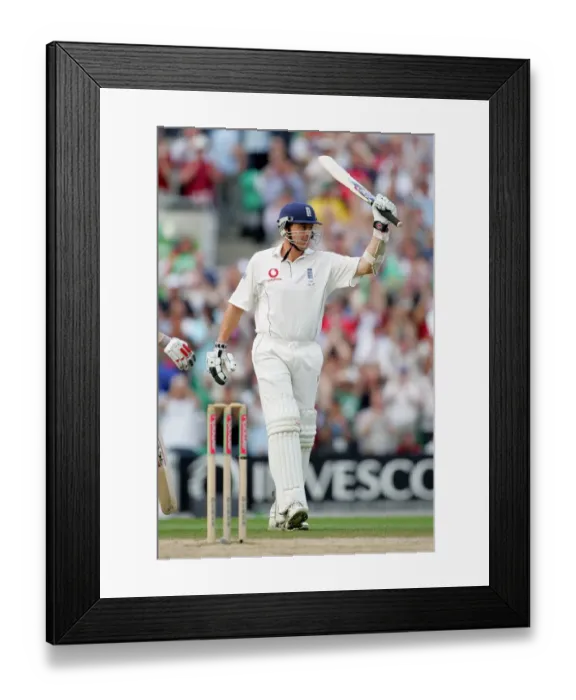 Framed Print : Ashley Giles Makes Half Century