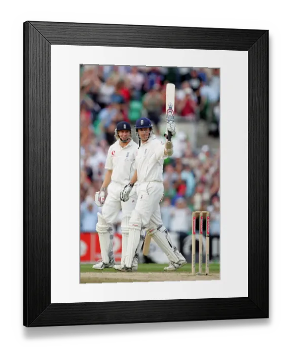 Framed Print : Ashley Giles Makes Half Century Framed Print : Ashley Giles Makes Half Century