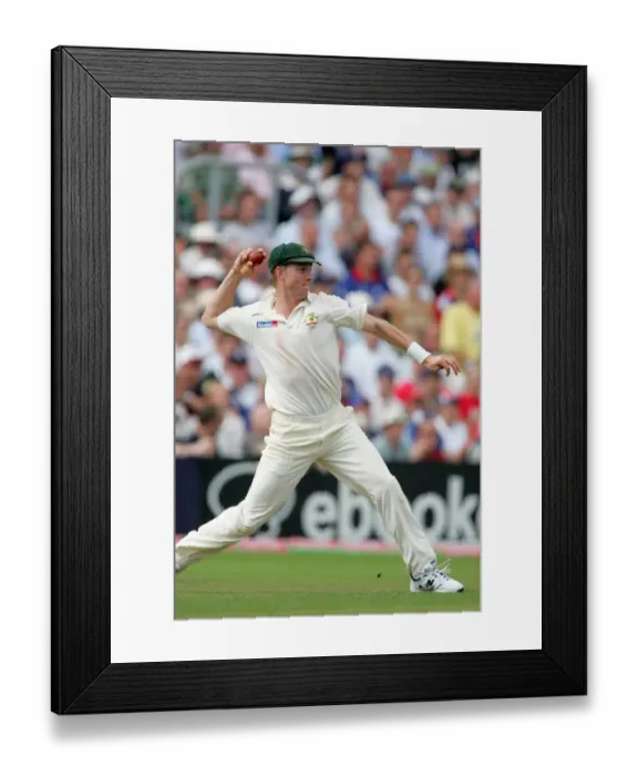 Framed Print : Brett Lee Australia 5th Day, The Ashes The Brit Oval, London 12 September 2005 Date Framed Print : Brett Lee Australia 5th Day, The Ashes The Brit Oval, London 12 September 2005 Date