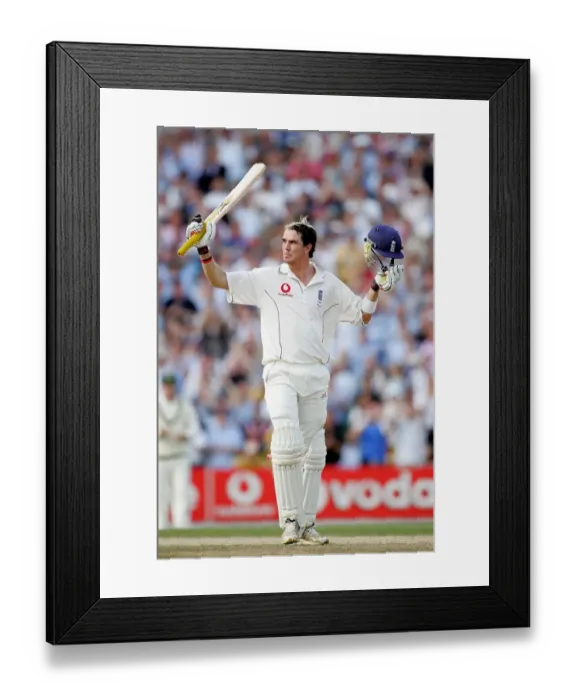 Framed Print : Kevin Pietersen Makes Century Framed Print : Kevin Pietersen Makes Century