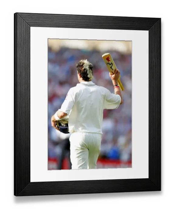 Framed Print : Kevin Pietersen Makes Century Framed Print : Kevin Pietersen Makes Century