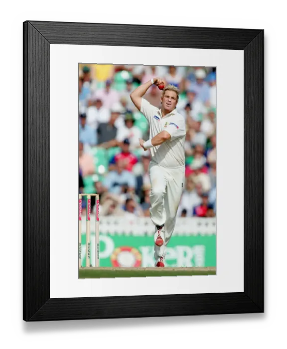 Framed Print : Shane Warne Framed Print : Shane Warne