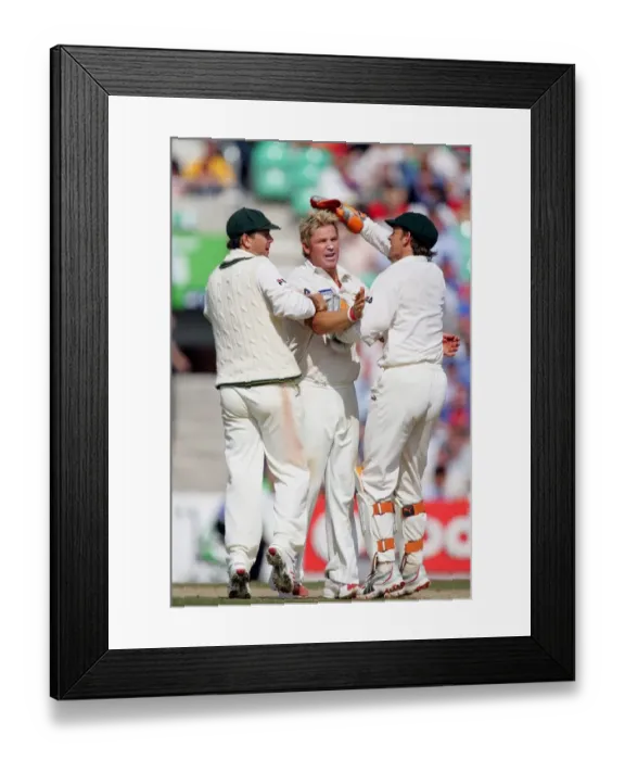 Framed Print : Shane Warne, Adam Gilchrist & Ricky Ponting Framed Print : Shane Warne, Adam Gilchrist & Ricky Ponting