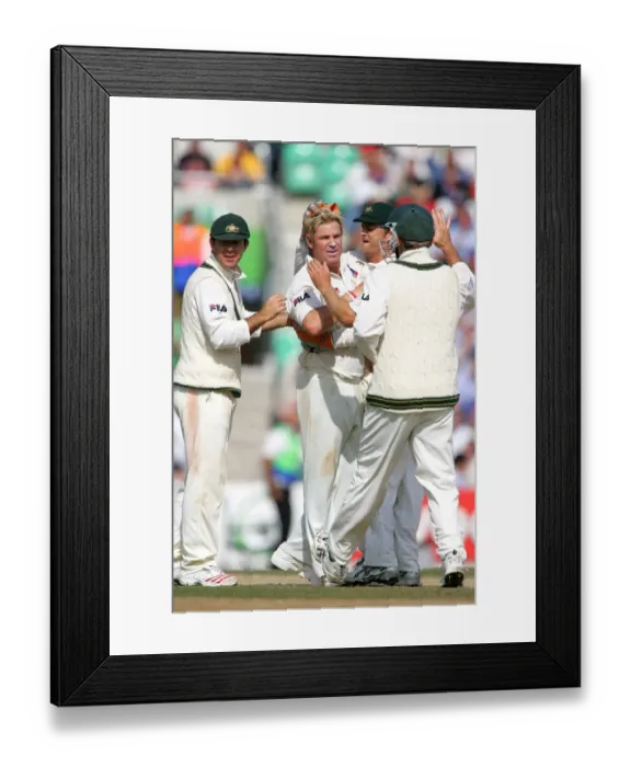 Framed Print : Shane Warne, Adam Gilchrist & Ricky Ponting Framed Print : Shane Warne, Adam Gilchrist & Ricky Ponting