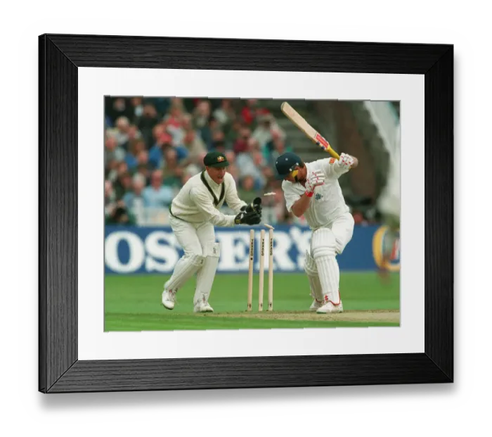 Framed Print : Ian Healey Atempts To Stump Framed Print : Ian Healey Atempts To Stump