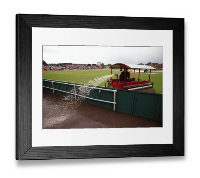Framed Print : Rainwater Removed From Outfied