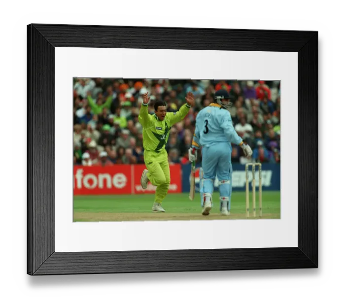 Framed Print : Azhar Mahmood Celebrates Framed Print : Azhar Mahmood Celebrates