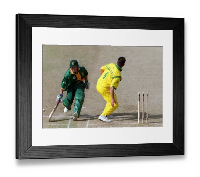 Framed Print : Mark Waugh & Jonty Rhodes Framed Print : Mark Waugh & Jonty Rhodes