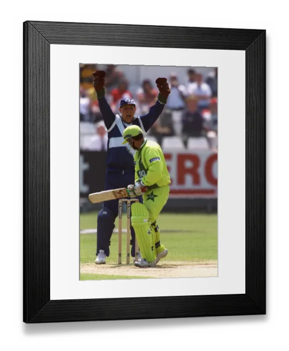 Framed Print : Inzimam Ul-Haq & Alec Davies