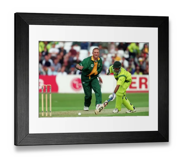 Framed Print : Donald Attempts Run Out Framed Print : Donald Attempts Run Out
