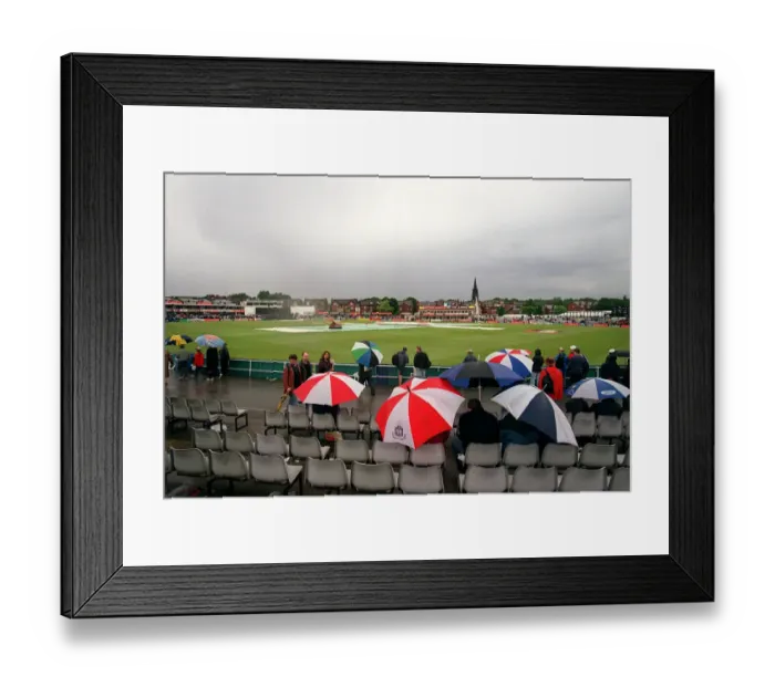 Framed Print : Rain Stops Play At Headingley Framed Print : Rain Stops Play At Headingley