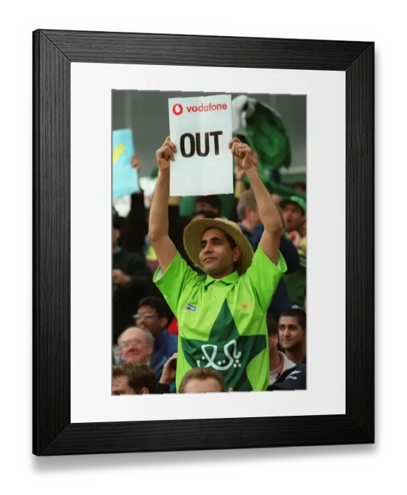 Framed Print : Pakistan Fans Framed Print : Pakistan Fans