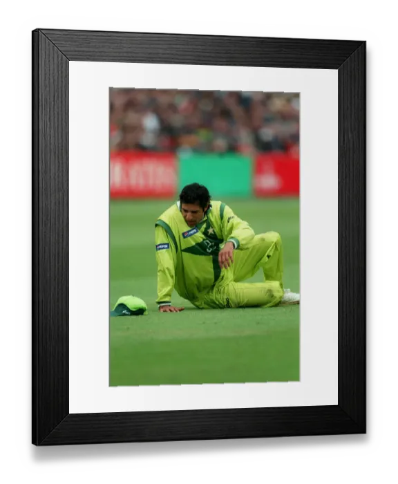 Framed Print : Wasim Akram Framed Print : Wasim Akram