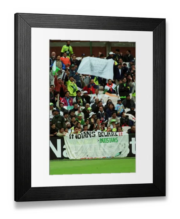 Framed Print : Pakistan Fans Framed Print : Pakistan Fans
