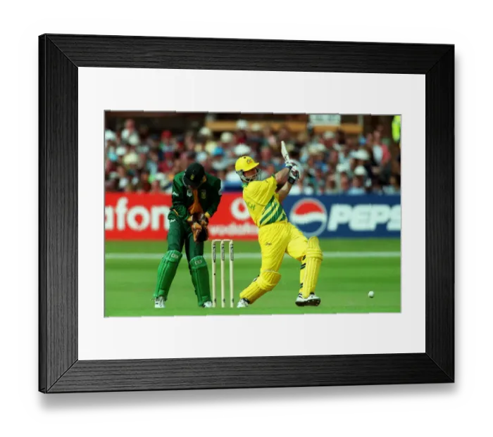 Framed Print : Steve Waugh During His 120 Framed Print : Steve Waugh During His 120
