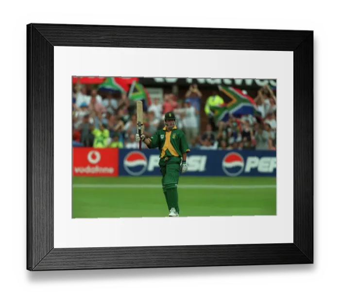 Framed Print : Herschelle Gibbs Reaches 100 Framed Print : Herschelle Gibbs Reaches 100