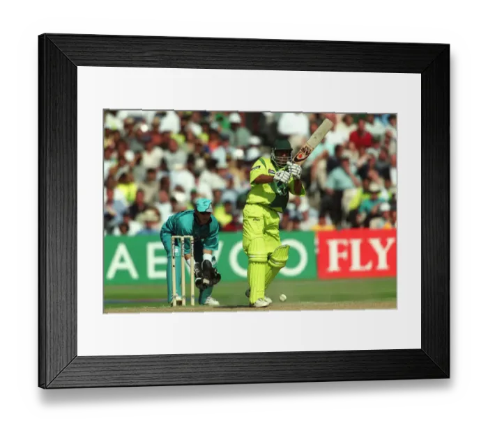 Framed Print : Saeed Anwar On His Way To 113 Framed Print : Saeed Anwar On His Way To 113